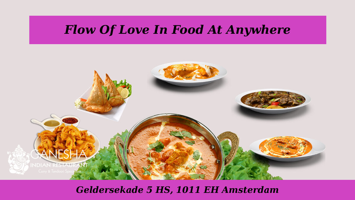 Flow Of Love In Food At Anywhere